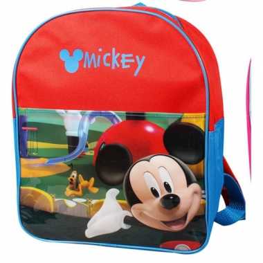 Rode Disney Mickey Mouse schooltas kind