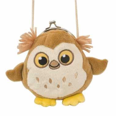 Uil portemonnee tasje schooltas kind